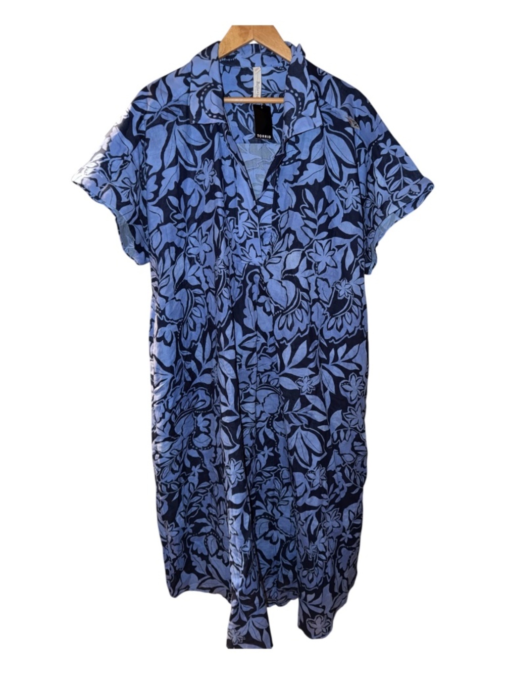 NWT Torrid Belle Isle Floral Caftan Dress 1X